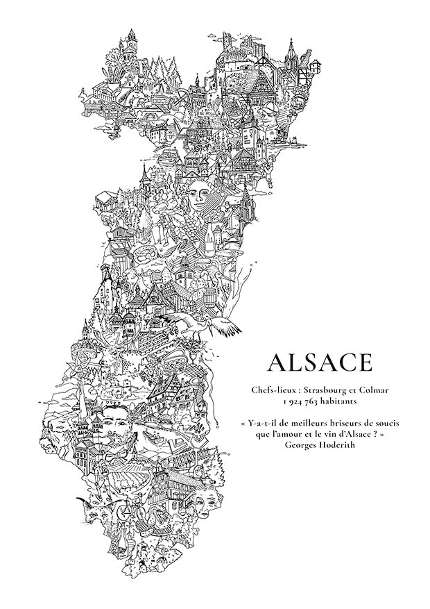 Carte - Alsace
