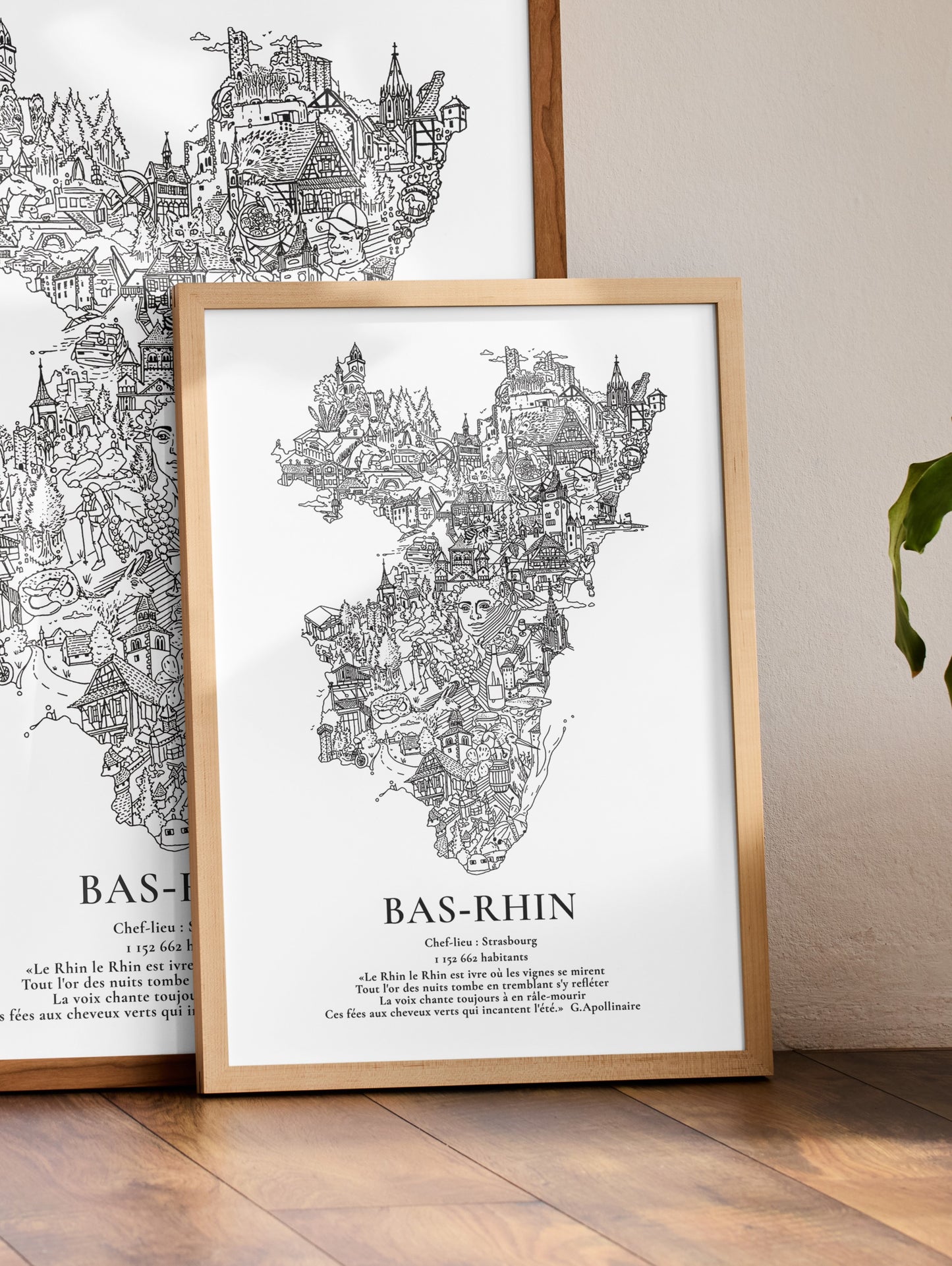 Carte - Bas-Rhin