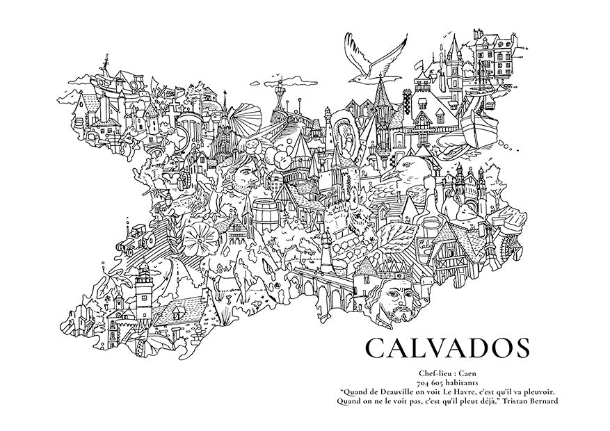Carte - Calvados