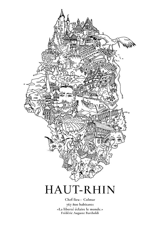 Carte - Haut-Rhin