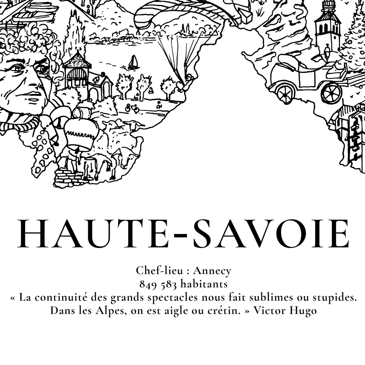 Carte - Haute-Savoie
