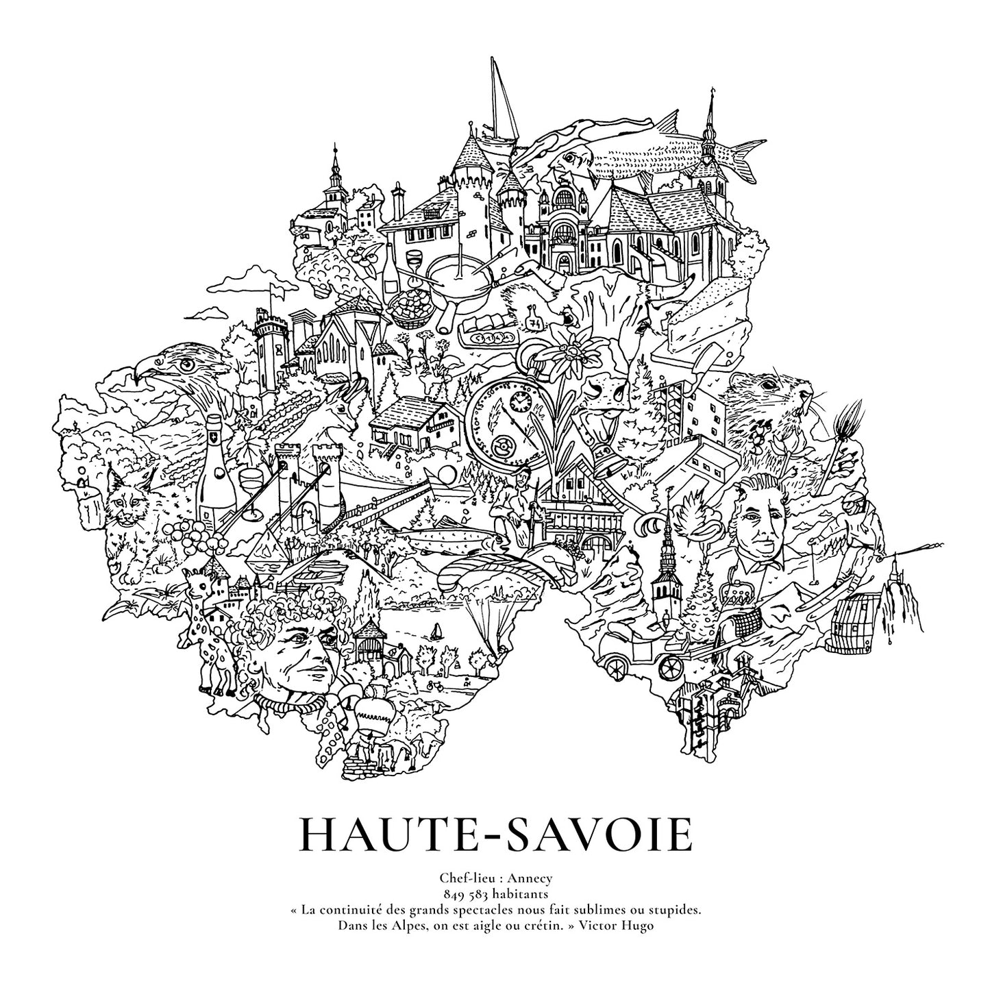 Carte - Haute-Savoie