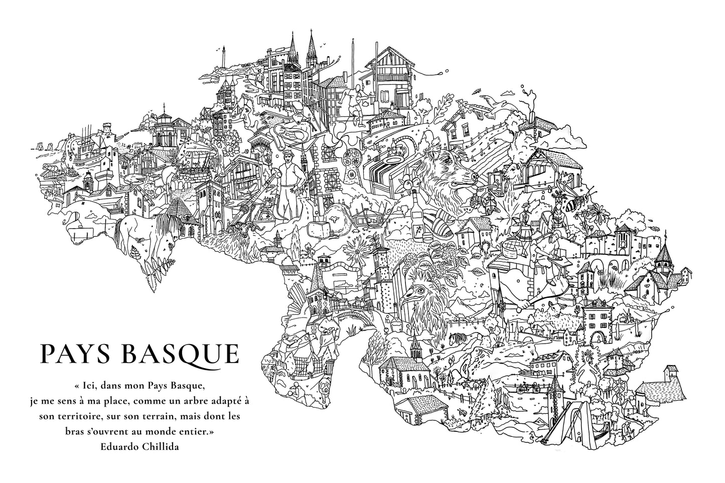 Carte - Pays Basque Nord