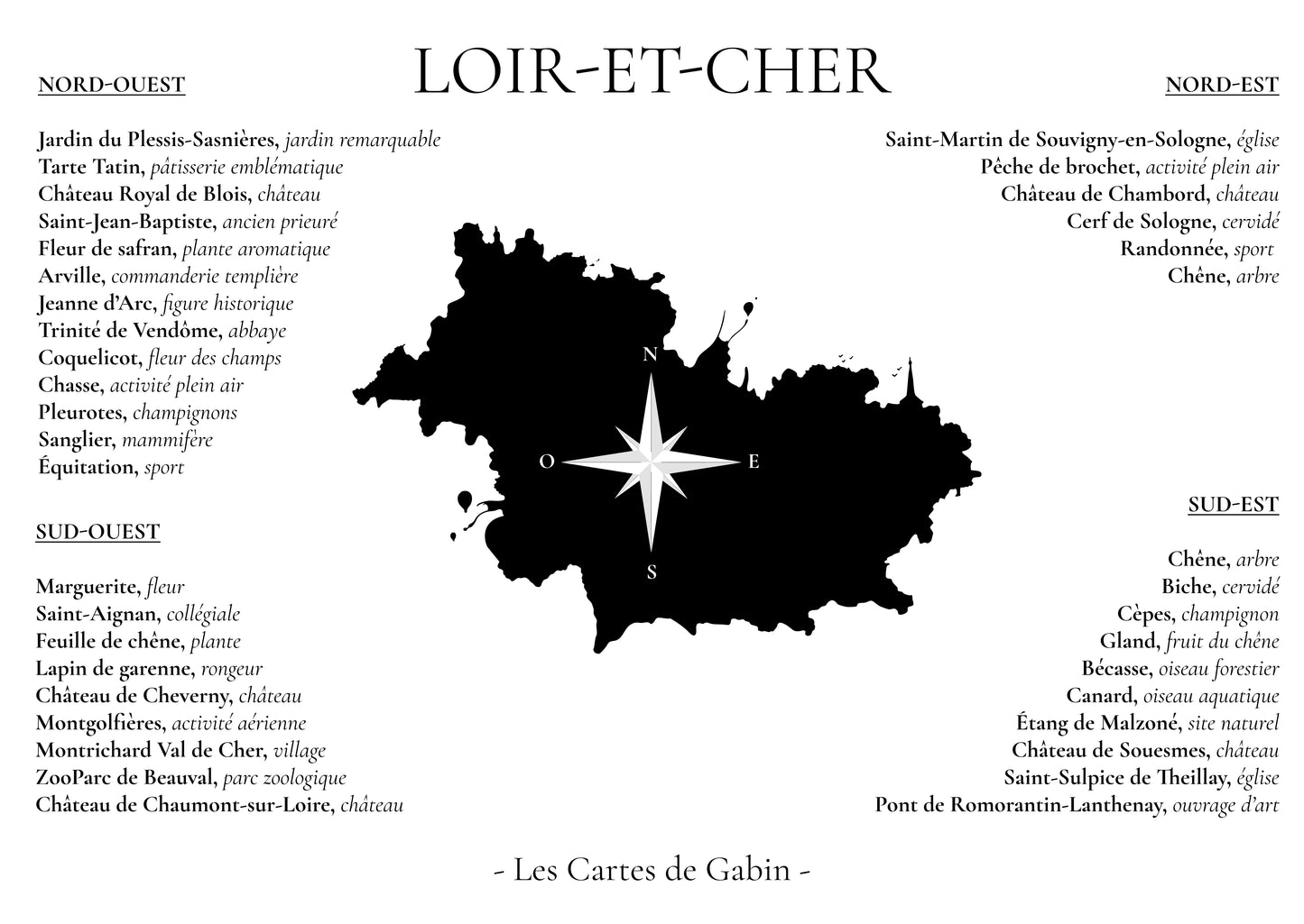 Carte - Loir-et-Cher