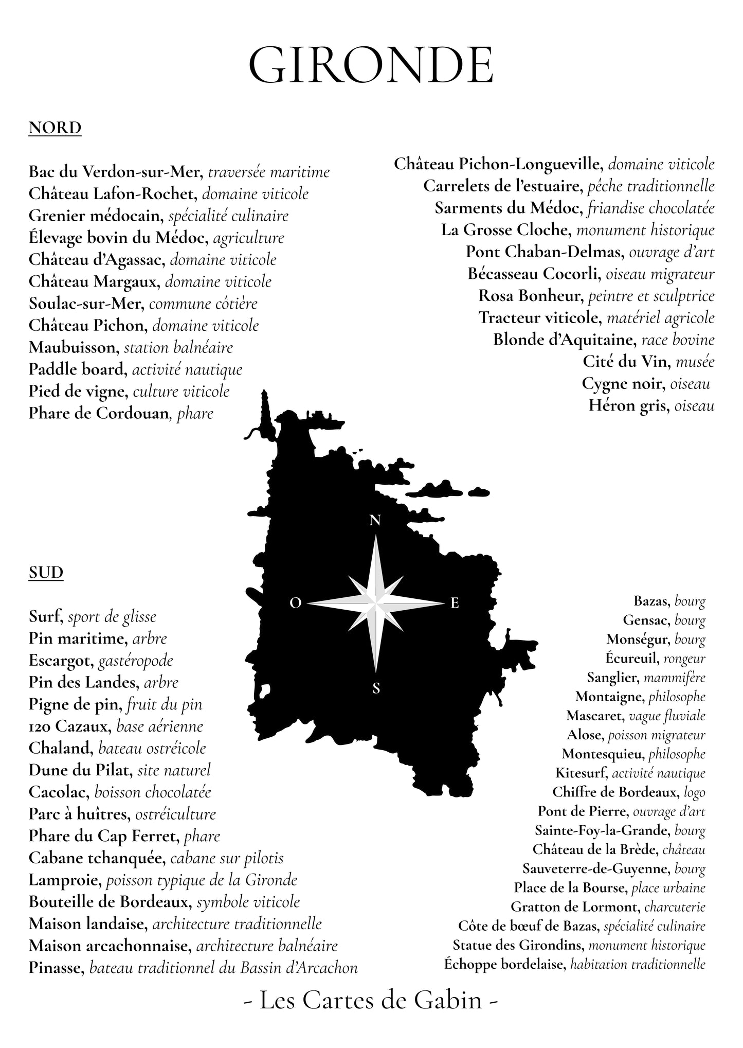 Carte - Gironde