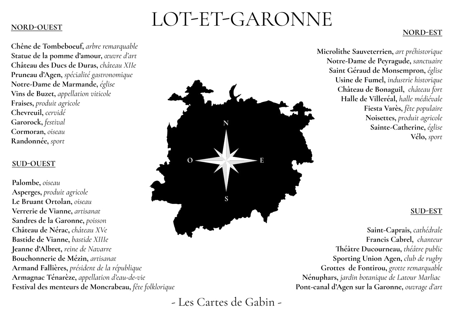 Carte - Lot-et-Garonne