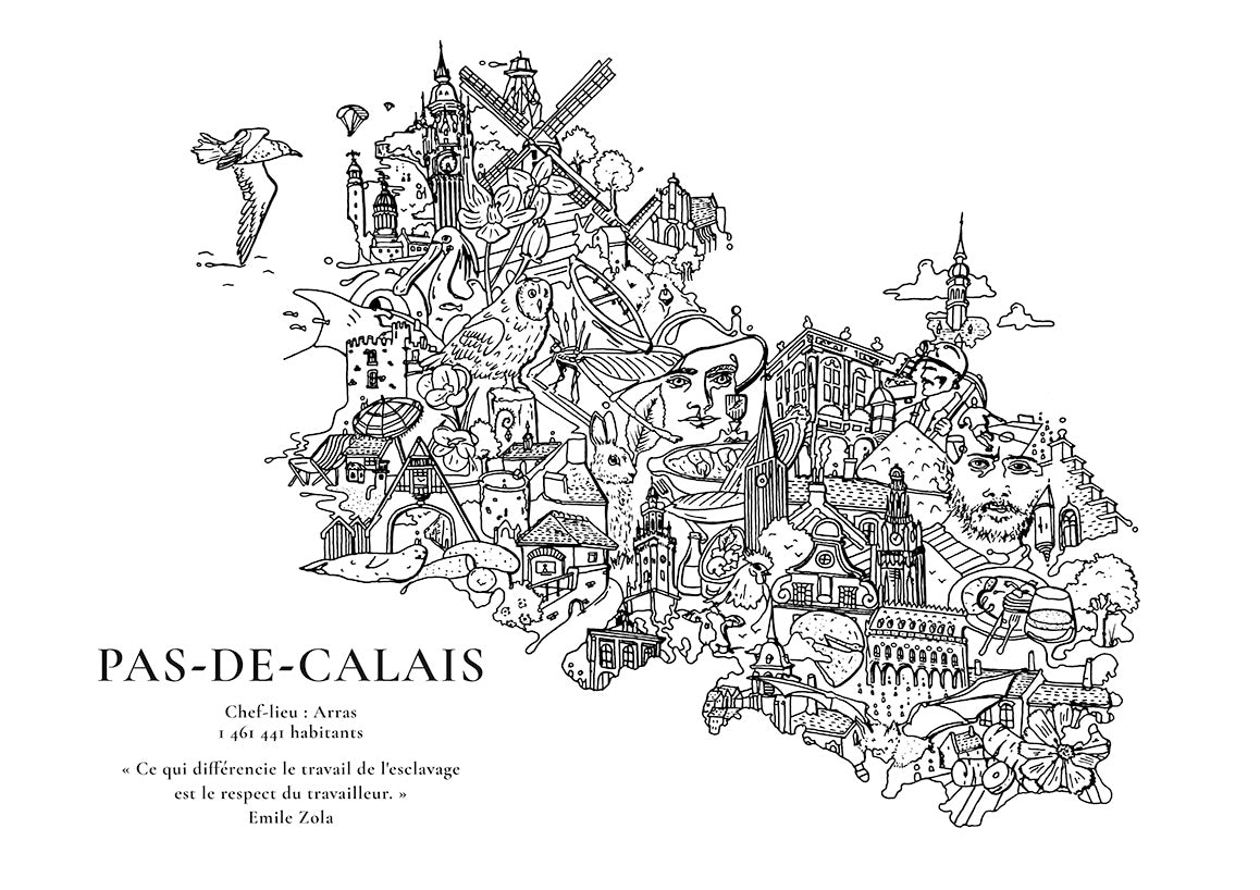Carte - Pas-de-Calais