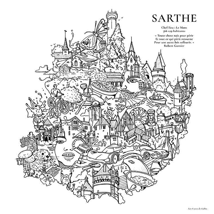 Carte - Sarthe