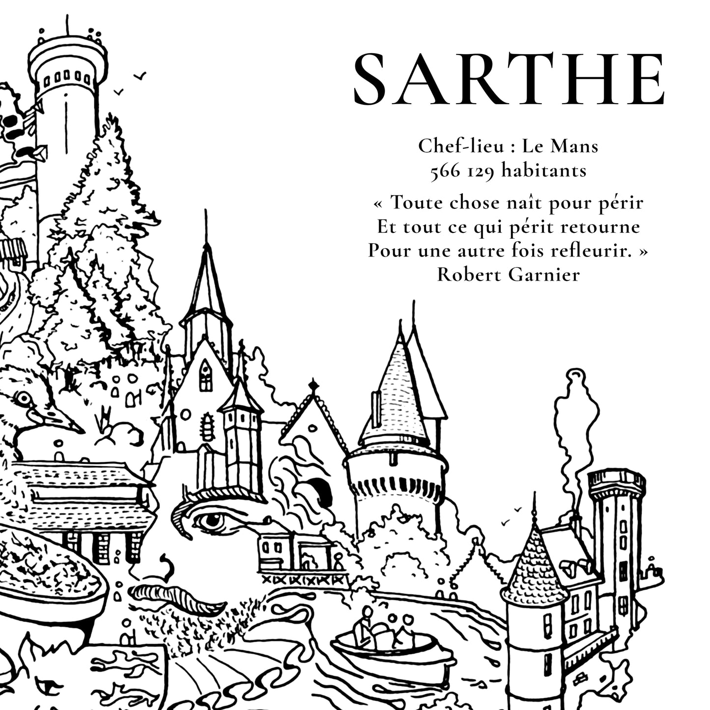 Carte - Sarthe