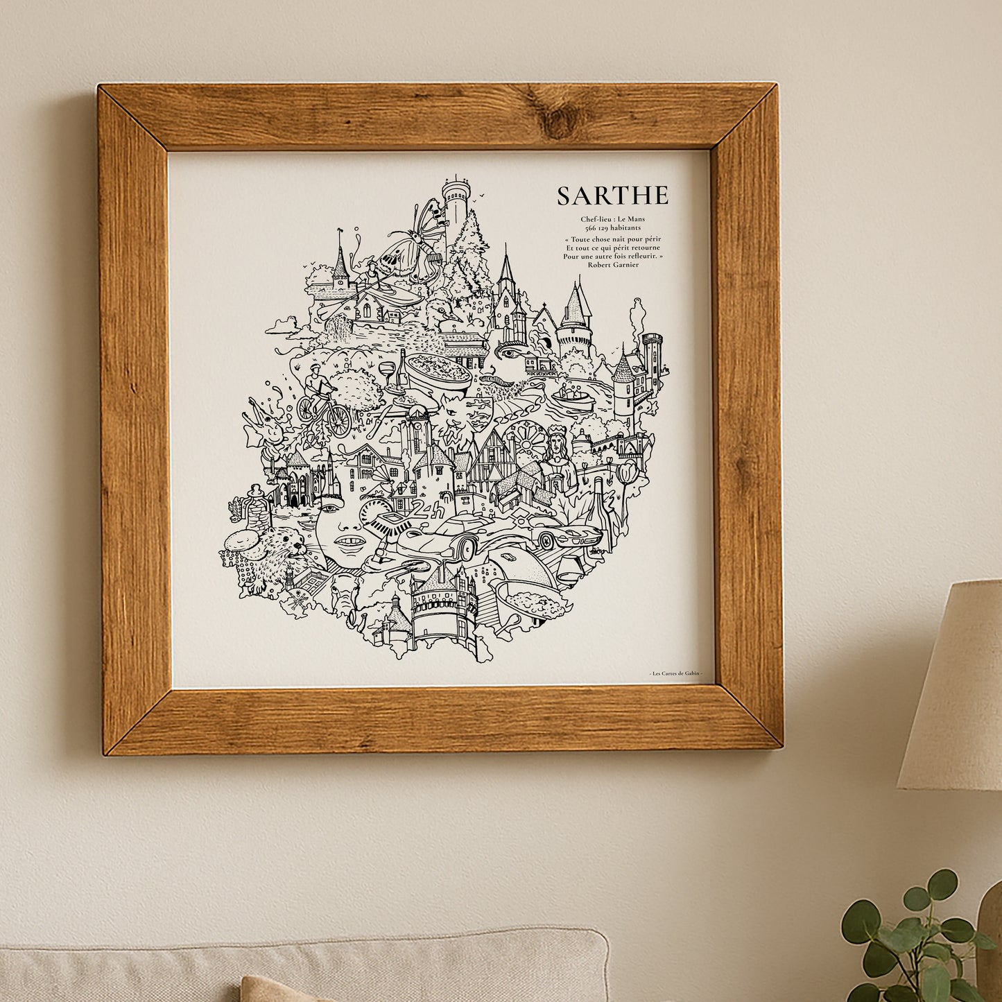 Carte - Sarthe