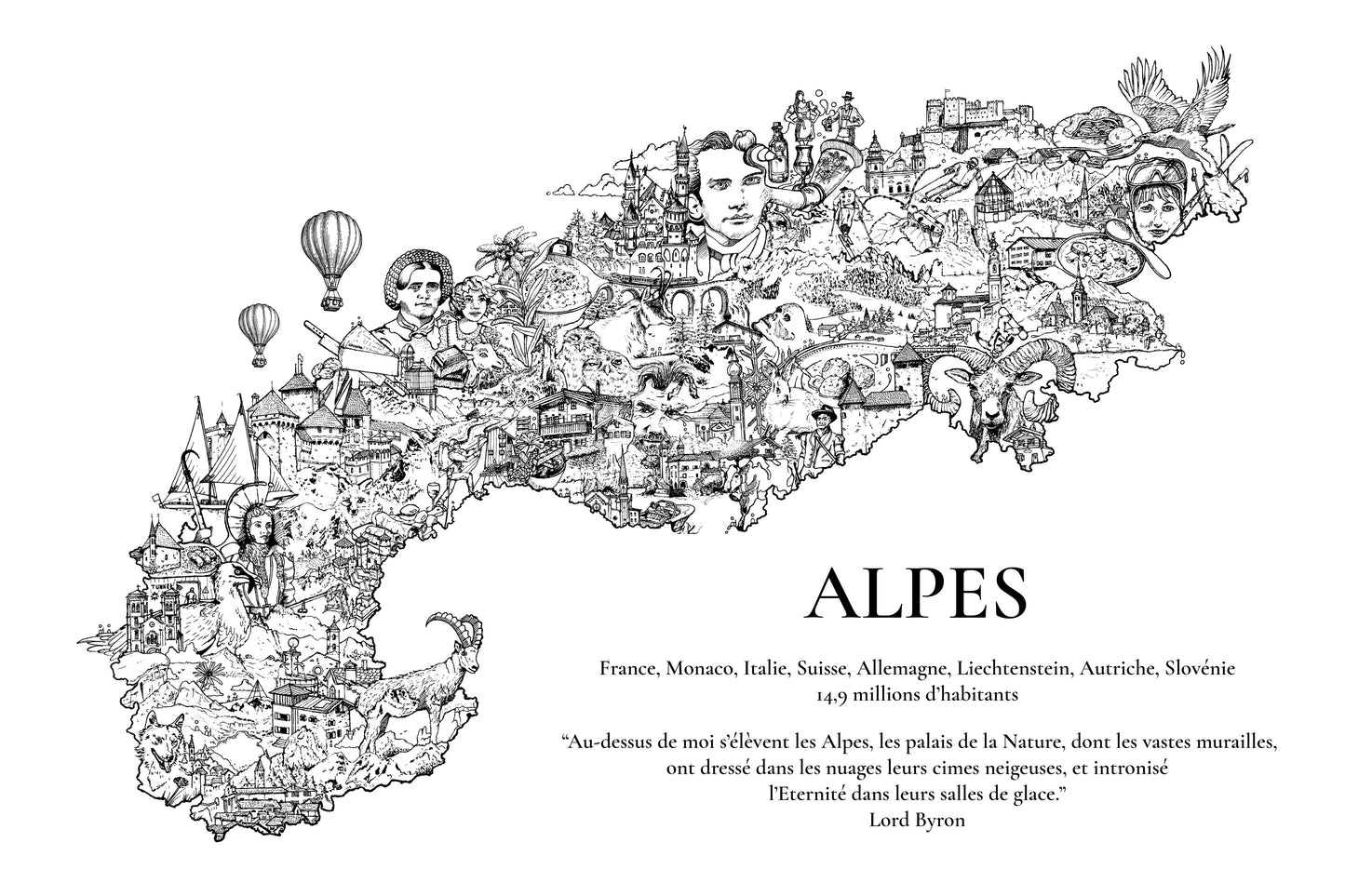 Carte - Alpes
