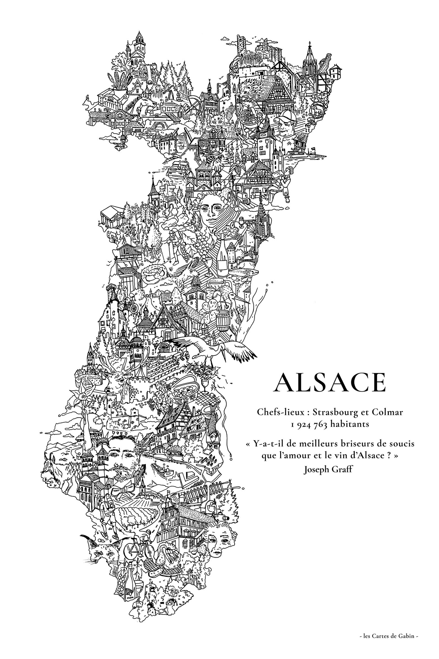 Carte - Alsace
