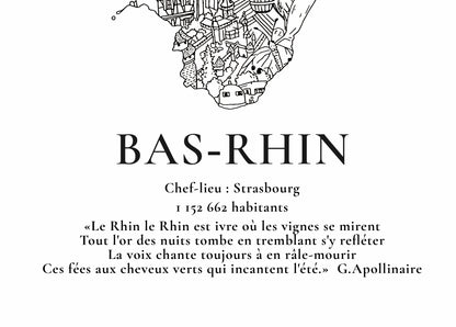 Carte - Bas-Rhin