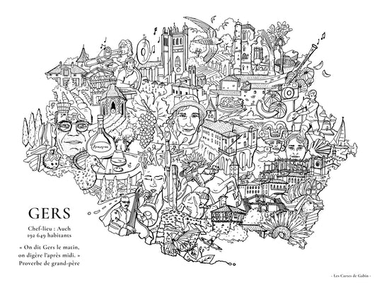 Carte - Gers