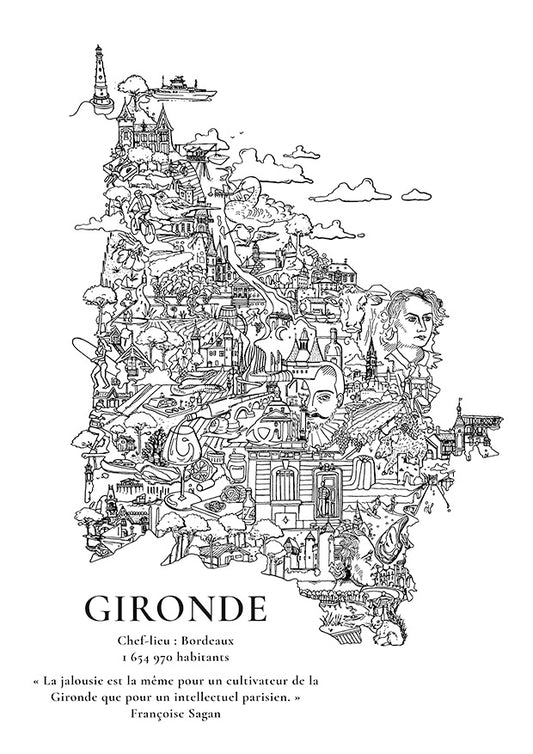 Carte - Gironde
