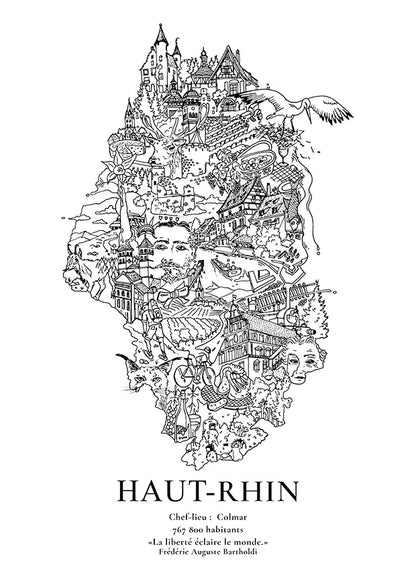 Carte - Haut-Rhin