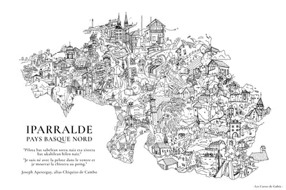 Carte - Iparralde - Pays Basque Nord