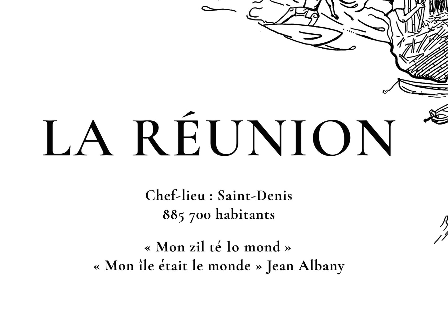 Carte - La Réunion