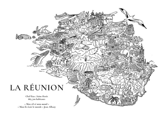 Carte - La Réunion