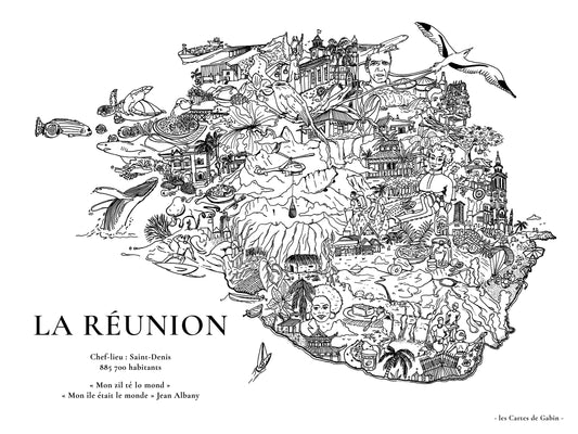 Carte - La Réunion
