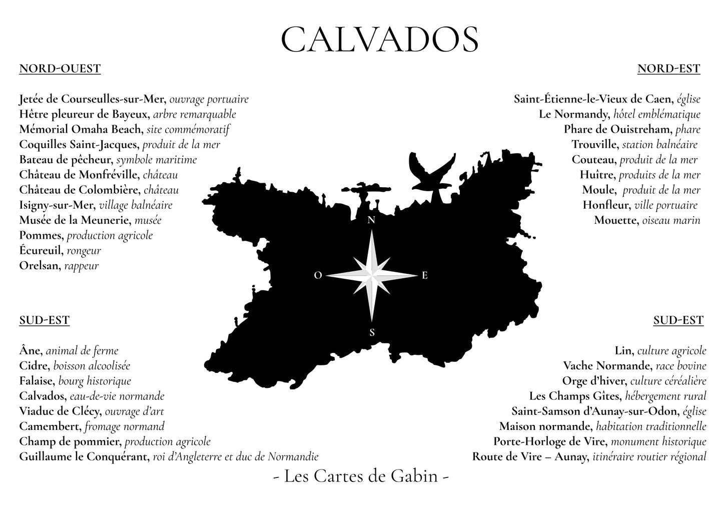 Carte - Calvados