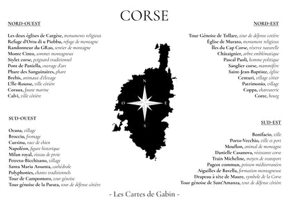 Carte - Corse