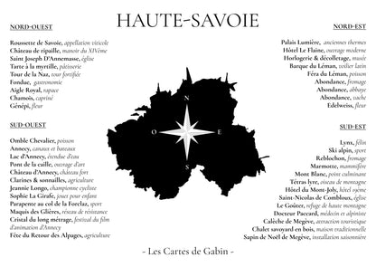 Carte - Haute-Savoie