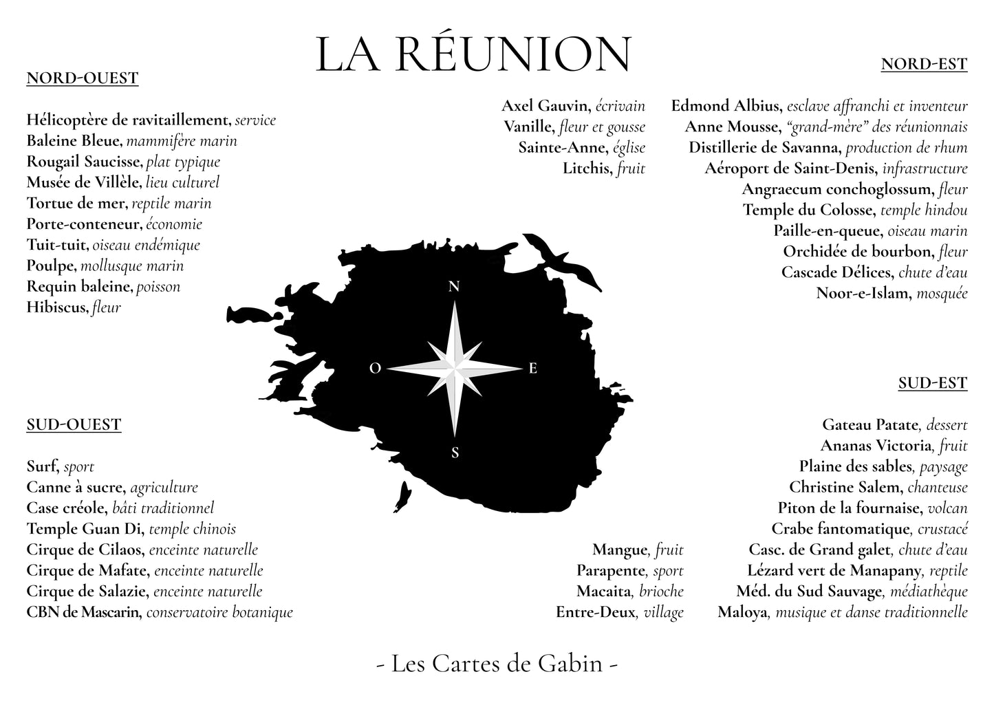 Carte - La Réunion
