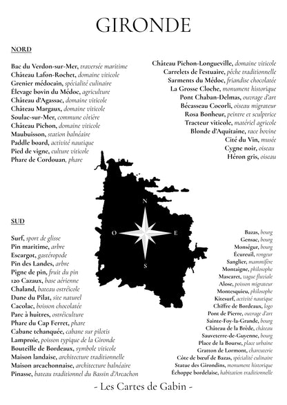 Carte - Gironde