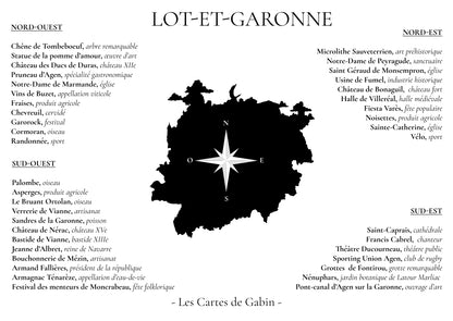 Carte - Lot-et-Garonne
