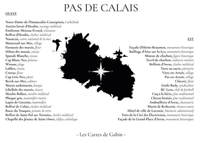 Carte - Pas-de-Calais