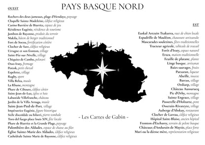 Carte - Iparralde - Pays Basque Nord
