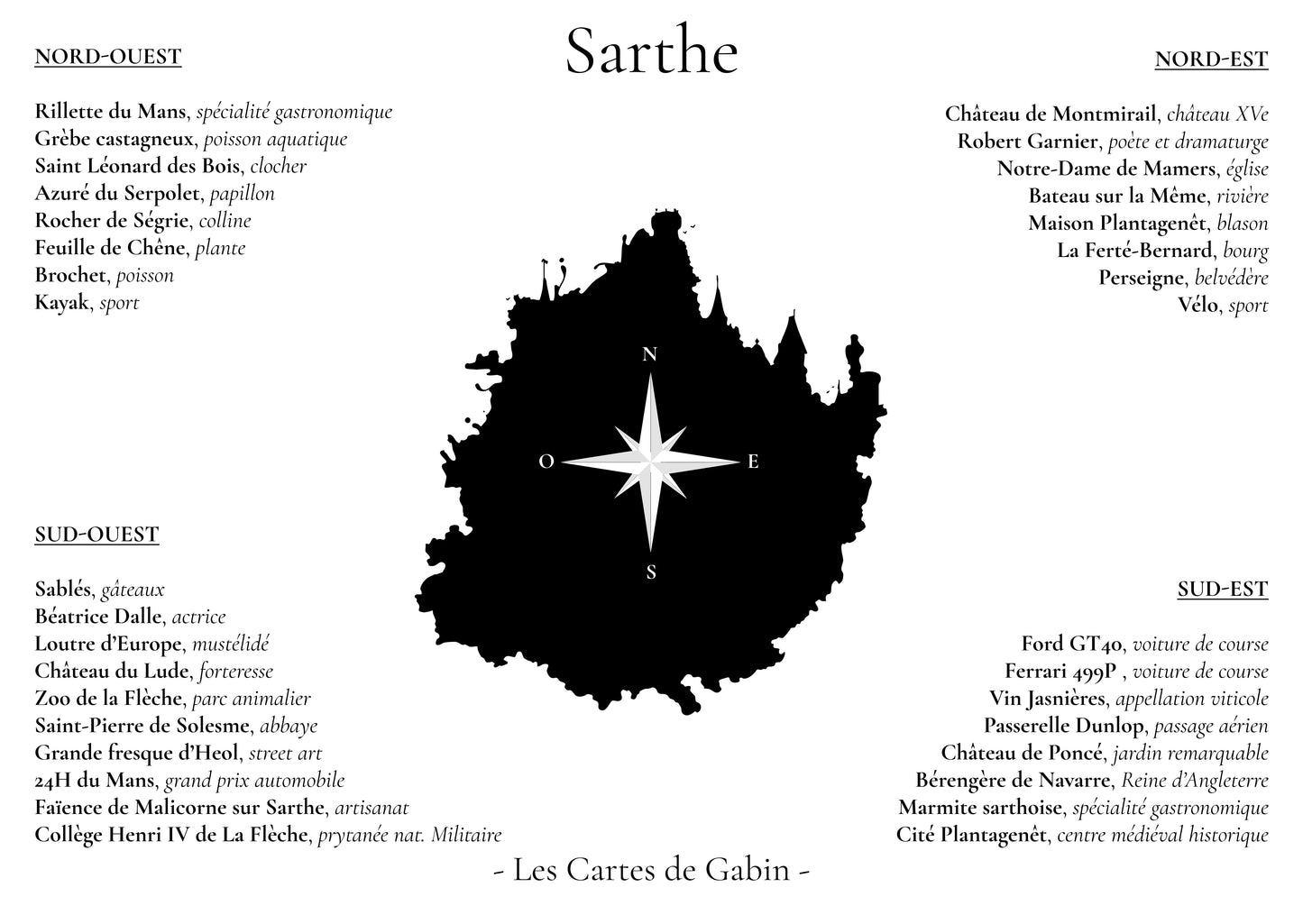 Carte - Sarthe