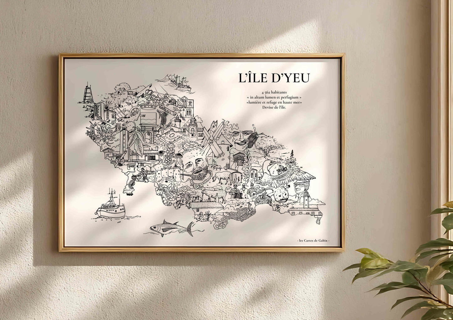 Carte - L'Ile d'Yeu
