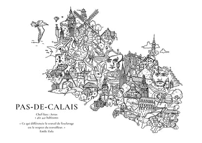 Carte - Pas-de-Calais
