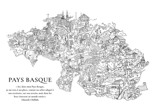 Carte - Pays Basque Nord