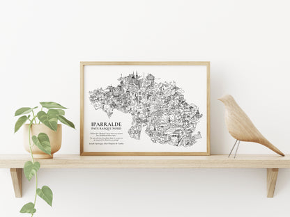 Carte - Iparralde - Pays Basque Nord