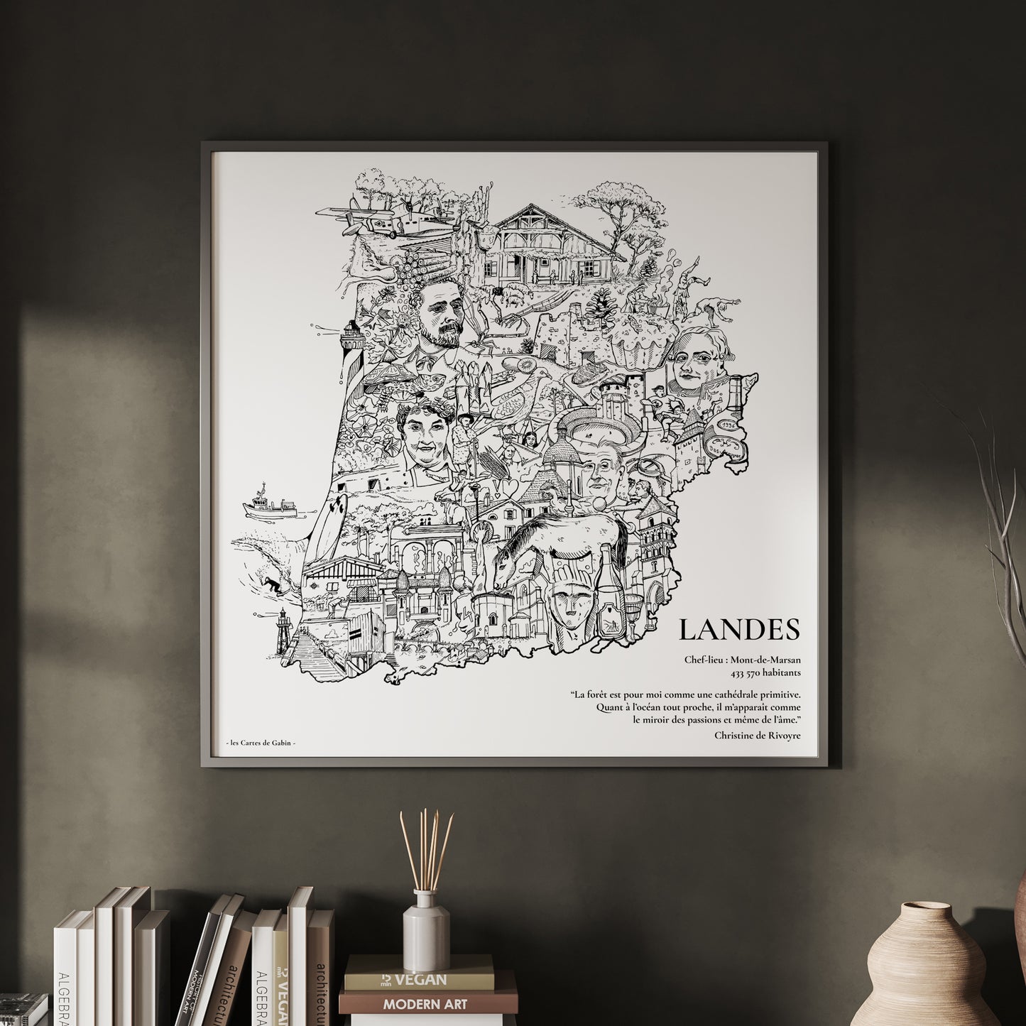 Carte - Landes