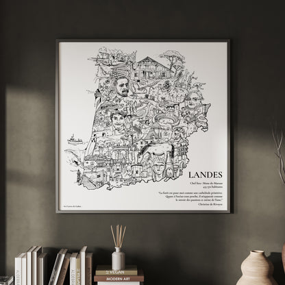 Carte - Landes